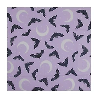 Halloween Glow in the Dark PEVA Bat Printed Tablecloth, 52x70 in