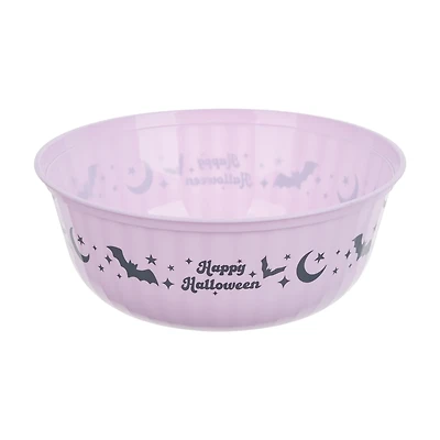 Halloween Plastic Candy Bowl, 2 Assorted Colors