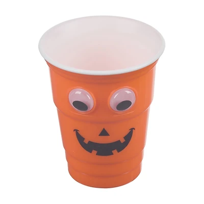 Halloween Plastic Googly Eye Cups, 3 Assorted Designs