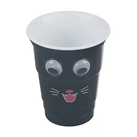Halloween Plastic Googly Eye Cups, 3 Assorted Designs