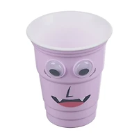 Halloween Plastic Googly Eye Cups, 3 Assorted Designs