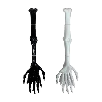 Halloween Skeleton Shaped Tongs, 2 Assorted Colors