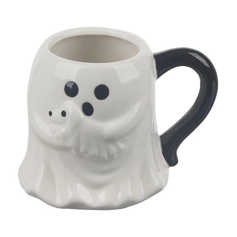 Halloween White Ghost Dog Mug
