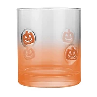 Halloween Orange Glass Tumbler