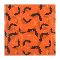 Halloween Bat Print PEVA Tablecloth, 52x72 in