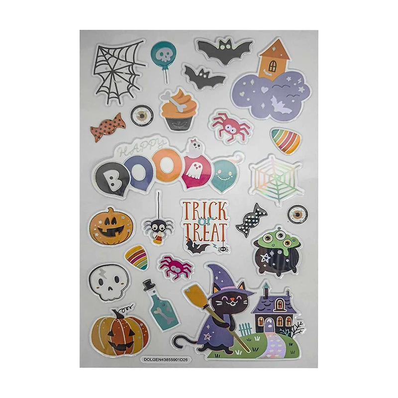 Halloween Novelty Stickers, Assorted, 24 ct