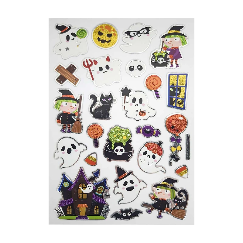 Halloween Novelty Stickers, Assorted, 24 ct