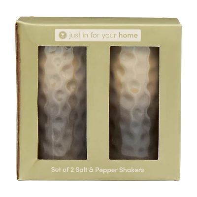 Just In For Your Homer Hammered Ombre Salt & Pepper Shakers