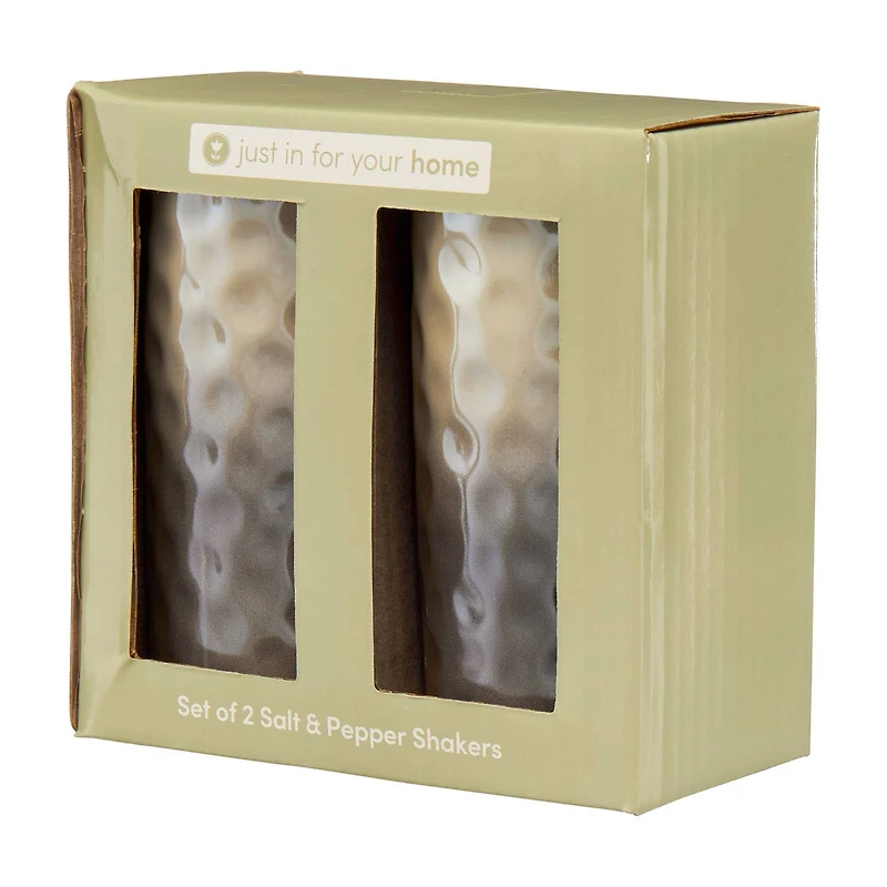 Just In For Your Homer Hammered Ombre Salt & Pepper Shakers