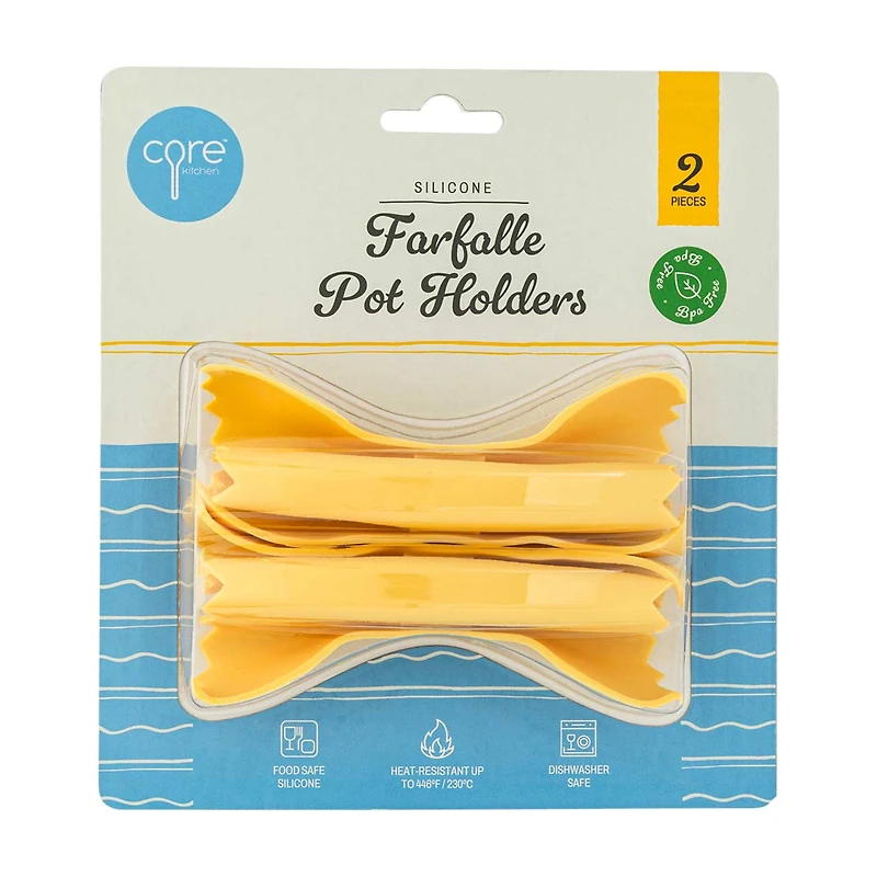Core Kitchen Farfalle Pot Holders, Set of 2