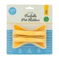 Core Kitchen Farfalle Pot Holders, Set of 2