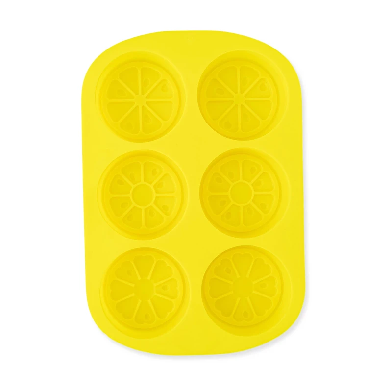 Core Kitchen Silicone Lemon Mold Pan, Set of 6