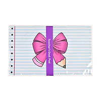 Teacher's Pencil Bow Desk Pad