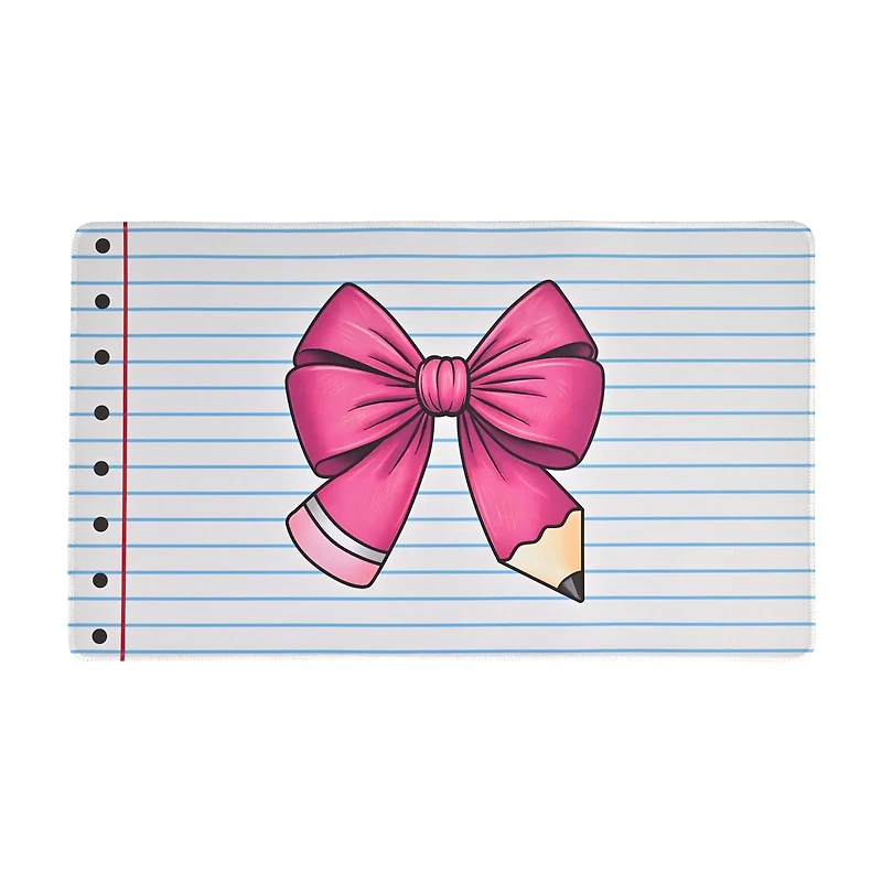 Teacher's Pencil Bow Desk Pad