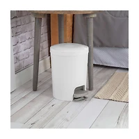 Sterilite 1.6 Gallon StepOn Wastebasket