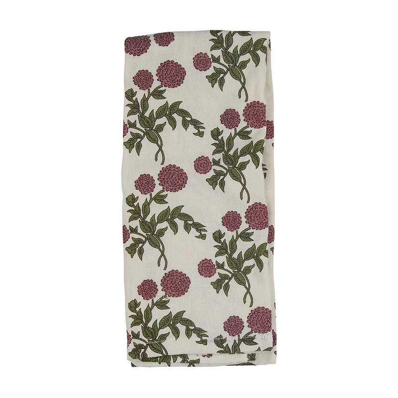 Holly Williams Fall Floral Print Kitchen Towel, 15x25 in