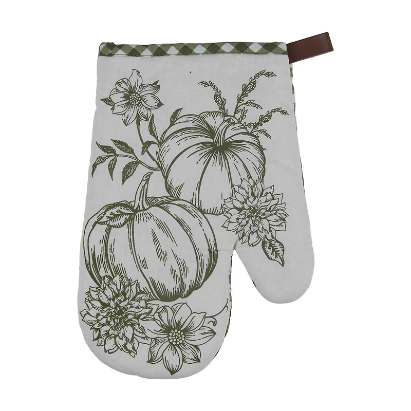 Holly Williams Fall Pumpkin Print Oven Mitt