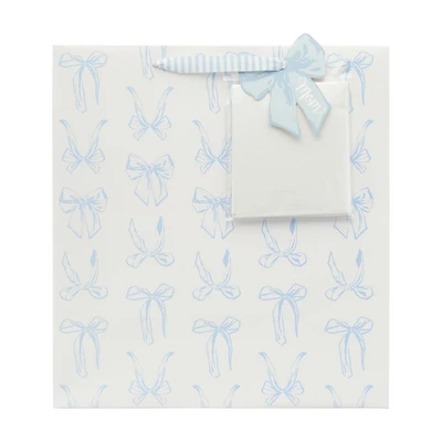 Mother's Day Bow-Print Gift Bag Set, Extra Large