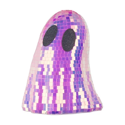 Halloween Pink Mirror Ghost-Shaped Décor