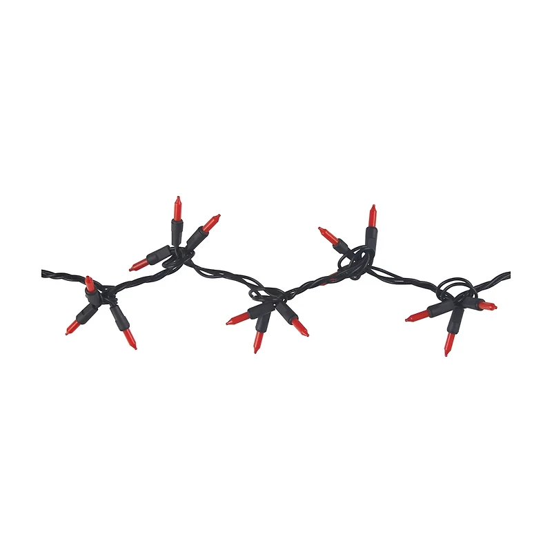 Halloween Indoor/Outdoor Orange Garland String Lights, 8.2 ft
