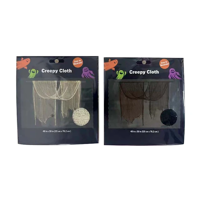 Halloween Creepy Cloth Décor, 2 Assorted Colors