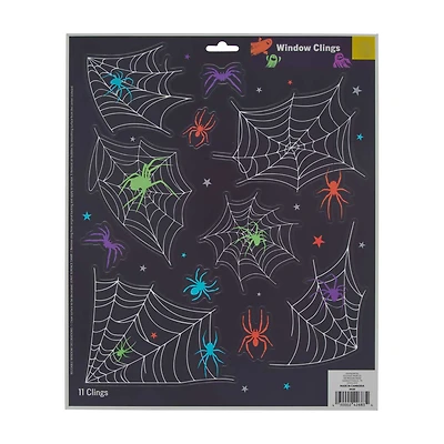 Halloween Window Spider Clings Décor