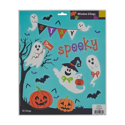 Halloween Window Ghost Clings Décor