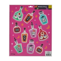 Halloween Potion Window Clings Décor