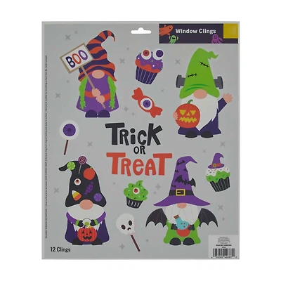 Halloween Gnome Window Clings Décor
