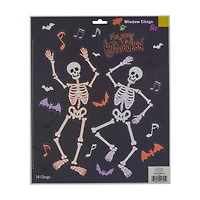 Halloween Skeleton Window Clings Décor