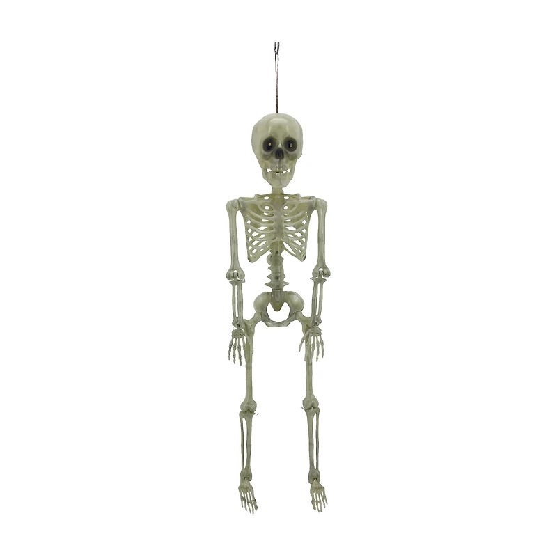 Halloween Light-Up Poseable Skeleton, 36 in