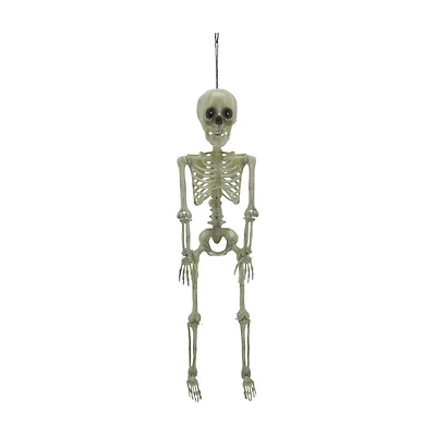 Halloween Light-Up Poseable Skeleton, 36 in