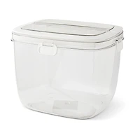BKLYN Summer Clear and White Ice Bucket To Go, 126 fl oz