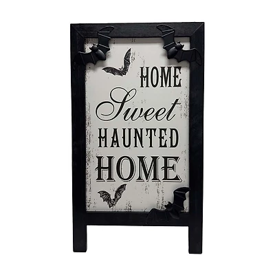 Home Sweet Haunted Home Welcome Sign, 15x8 in