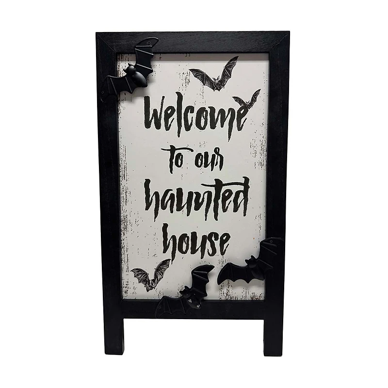 Home Sweet Haunted Home Welcome Sign, 15x8 in