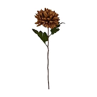 Artificial Brown Mum Floral Stem, 23 in