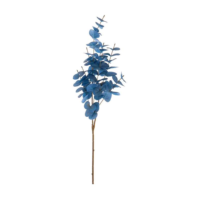 Harvest Artificial Blue Eucalyptus Floral Stem, 34 in