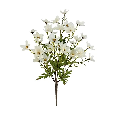 Harvest Cream Artificial Daisy Bush, 16 in