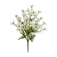 Harvest Cream Artificial Daisy Bush, 16 in