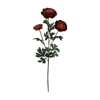 Harvest Red Artificial Ranunculus Stem, 22 in