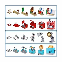 MAX Build More Premium Home Building Bricks Collection (Coffee Machine) by ZURU