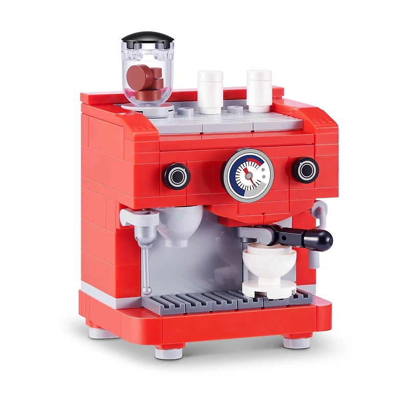 MAX Build More Premium Home Building Bricks Collection (Coffee Machine) by ZURU