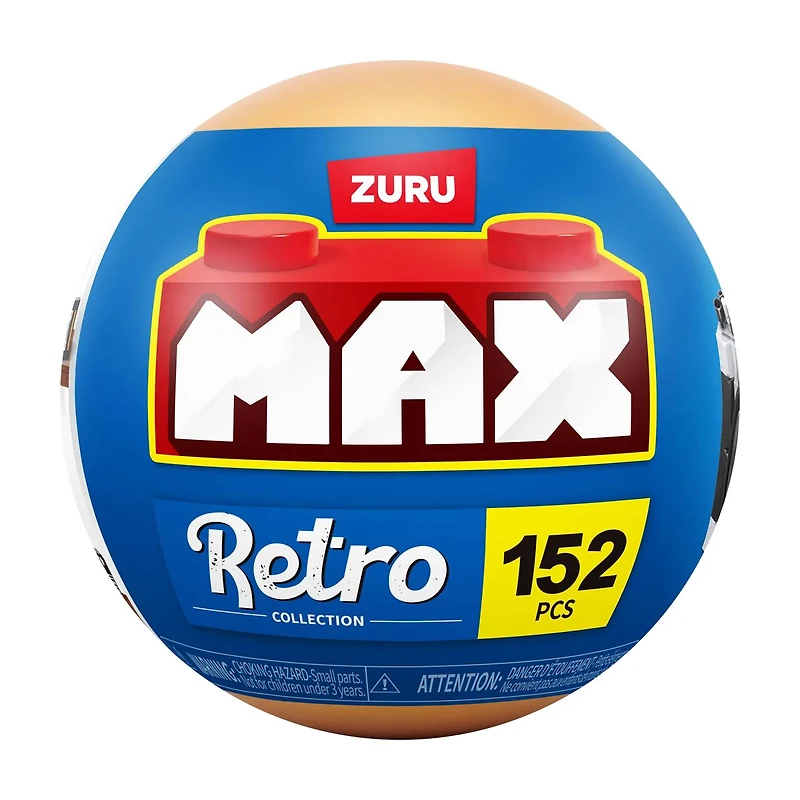 ZURU MAX Build More Premium Retro S2 Building Bricks Collection (Camera), 152 pc