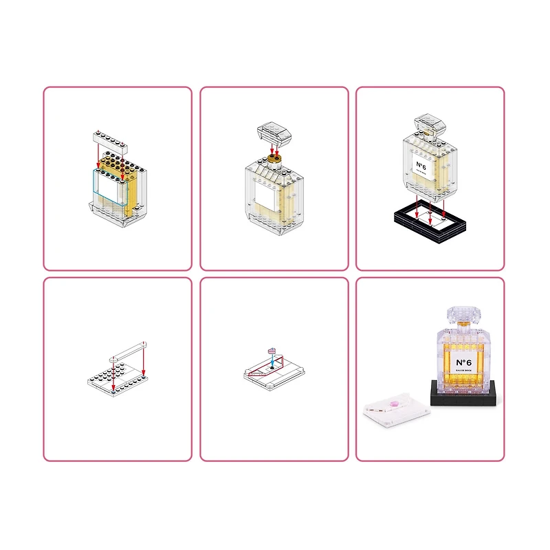 MAX Build More Premium Beauty Building Bricks Collection (Perfume) by ZURU