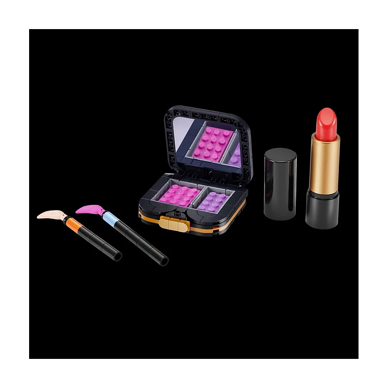 MAX Build More Premium Beauty Building Bricks Collection (Lip and Face Makeup Kit) by ZURU