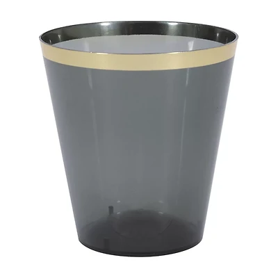 Premier Stylz Black & White Plastic Shot Glasses, 2 fl oz, 20 ct