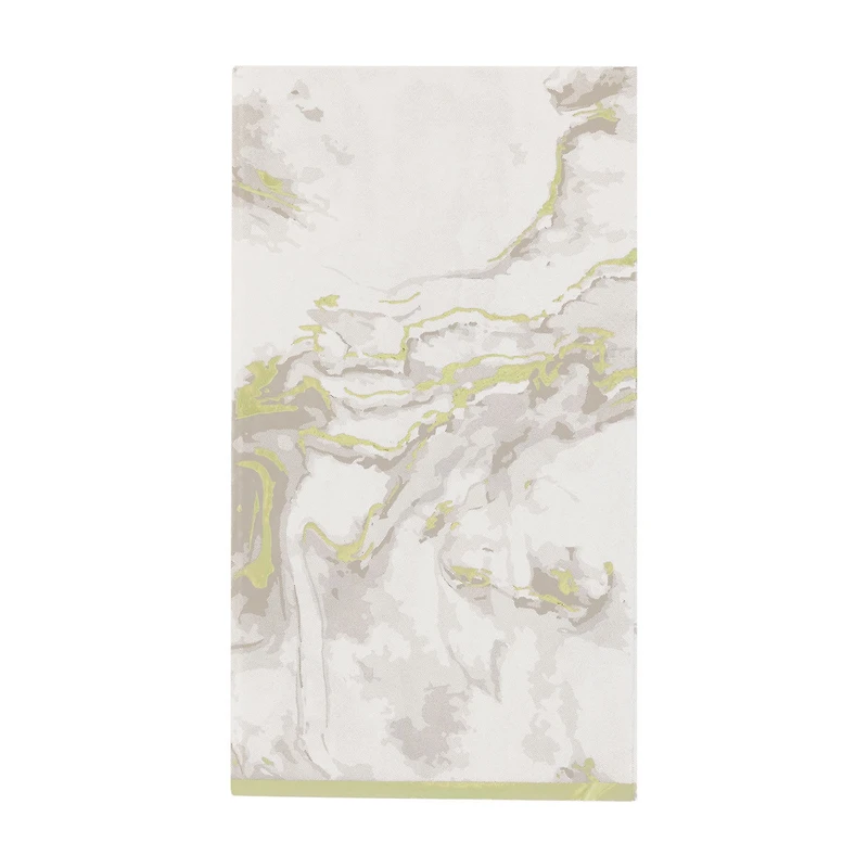 White Marble Pattern Guest Napkin, 16 ct