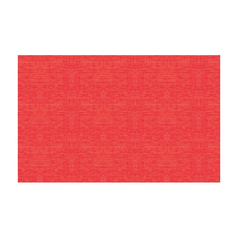 Premier Stylz Faux Felt Backing Red Plastic Tablecover, 54x84 in