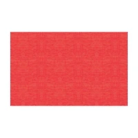 Premier Stylz Faux Felt Backing Red Plastic Tablecover, 54x84 in