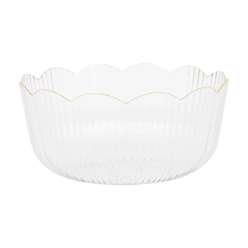 Premier Stylz Clear Fluted Serving Bowl